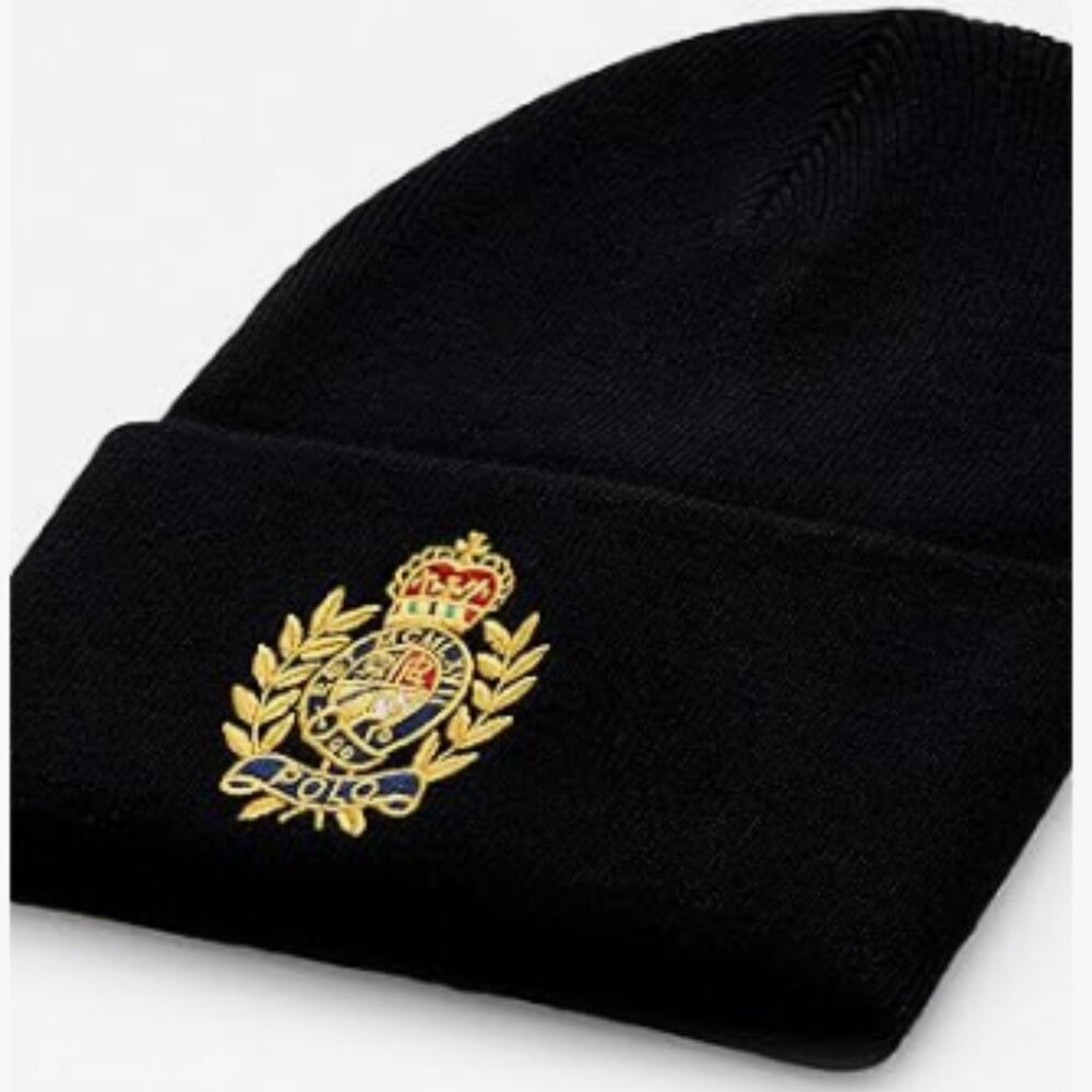 Polo Ralph Lauren Men's Wool Crest Beanie - Picture 5 of 5
